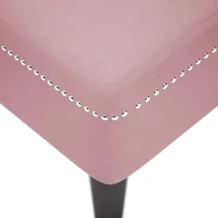vidaXL Tumbona con almohada y reposabrazo derecho terciopelo Rosa