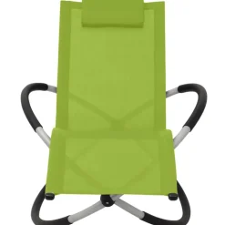 vidaXL Muebles De Jardín-Tumbona geométrica de jardín de acero