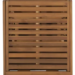 vidaXL Muebles De Jardín-Tumbona plegable de madera maciza de acacia
