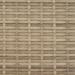 vidaXL Tumbonas 2 piezas con mesa ratán sintético Beige Best