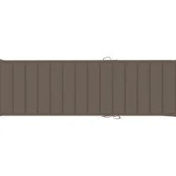 vidaXL Tumbonas con mesa y cojines 2 uds madera maciza de acacia Taupé Outlet