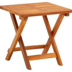 vidaXL Tumbonas con mesa y cojines 2 uds madera maciza de acacia Taupé Outlet