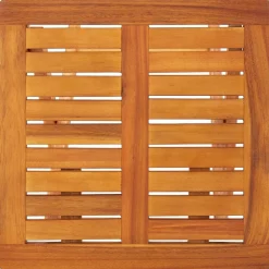 vidaXL Tumbonas con mesa y cojines 2 uds madera maciza de acacia Taupé Outlet