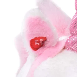vidaXL Unicornio de peluche de pie blanco y rosa XXL Clearance