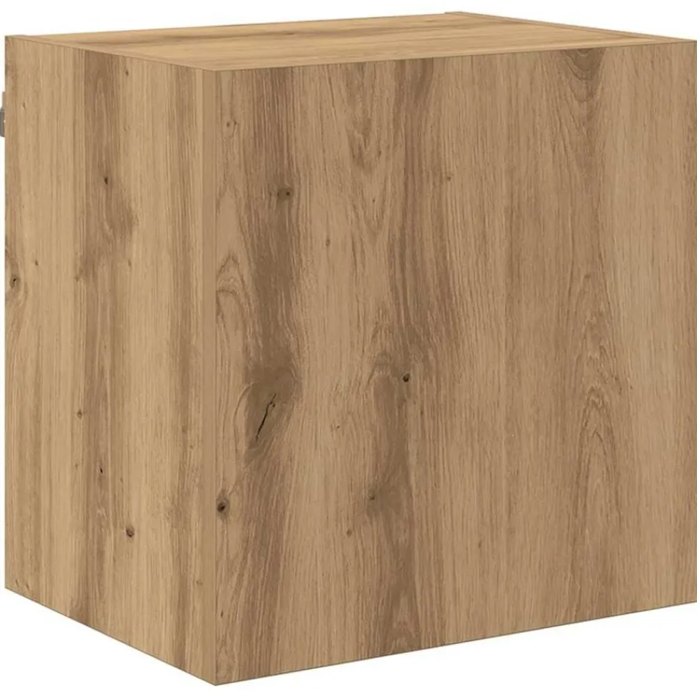 vidaXL Unidades de pared para TV 4 pcs Roble artesanal Roble artisan Outlet