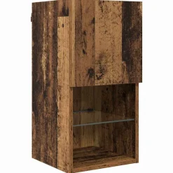 vidaXL Unidades de pared para TV 8 pcs Madera vieja Madera envejecida Best