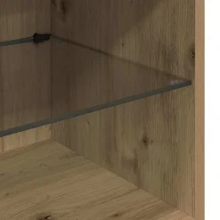 vidaXL Unidades de pared para TV 8 pcs Roble artesanal Roble artisan Best