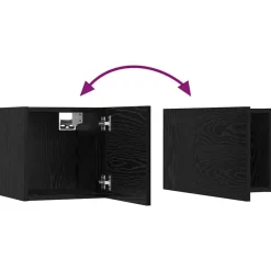 vidaXL Muebles Tv-Unidades de TV 4 pcs Madera contrachapada