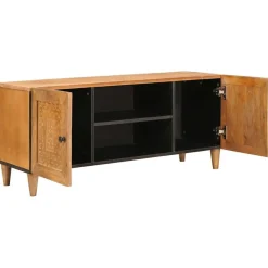 vidaXL Unidades de TV con estante Marrón Claro 105 x 33 x 46 cm Marr&oacute;n claro (acabado desértico) Outlet