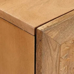 vidaXL Unidades de TV con estante Marrón Claro 105 x 33 x 46 cm Marr&oacute;n claro (acabado desértico) Outlet