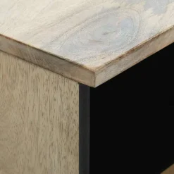 vidaXL Unidades de TV con cajón 80 x 33 x 46 cm Madera contrachapada White Sale