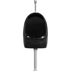vidaXL Fontanería-Urinario de pared con válvula de descarga cerámica