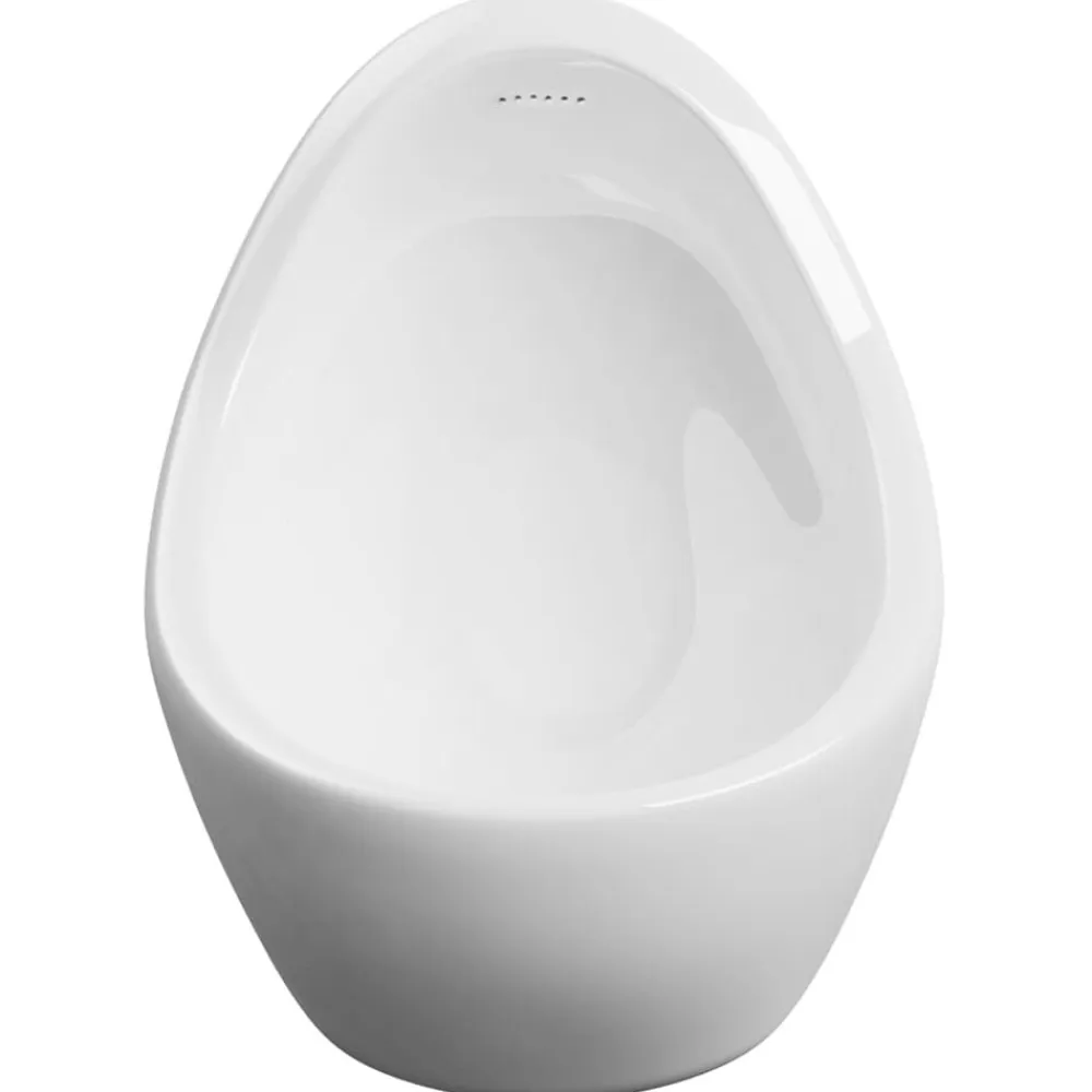 vidaXL Fontanería-Urinario de pared con válvula de descarga cerámica