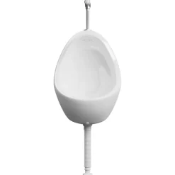 vidaXL Fontanería-Urinario de pared con válvula de descarga cerámica