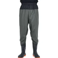 vidaXL Vadeador de cintura con botas talla 38 Verde oscuro Hot