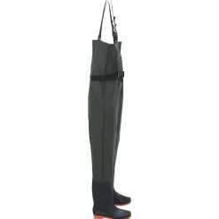 vidaXL Actividades Al Aire Libre-Vadeador de pecho con botas y cinturón talla 38
