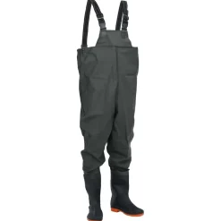 vidaXL Actividades Al Aire Libre-Vadeador de pecho con botas talla 38