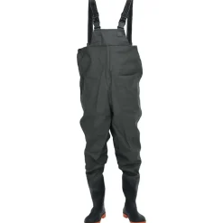 vidaXL Actividades Al Aire Libre-Vadeador de pecho con botas talla 38