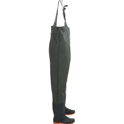 vidaXL Actividades Al Aire Libre-Vadeador de pecho con botas talla 38