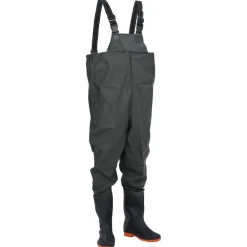 vidaXL Actividades Al Aire Libre-Vadeador de pecho con botas talla 40