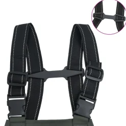 vidaXL Actividades Al Aire Libre-Vadeador de pecho con botas talla 40