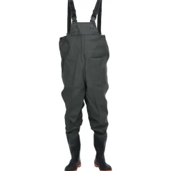 vidaXL Actividades Al Aire Libre-Vadeador de pecho con botas talla 41