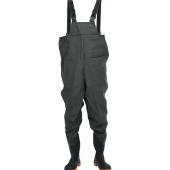 vidaXL Vadeador de pecho con botas talla 42 Verde oscuro Sale