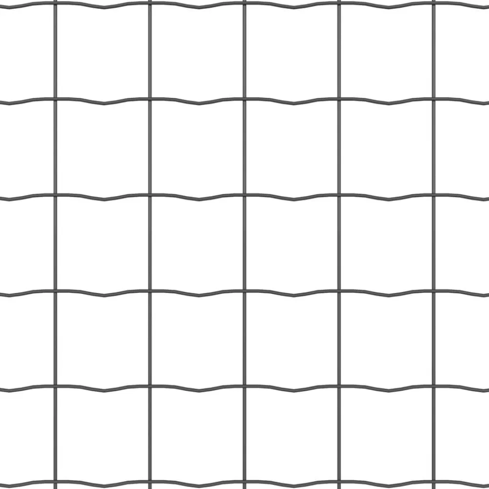 vidaXL Valla con Poste 0,4 x 10 m Acero y PVC Gris Outlet
