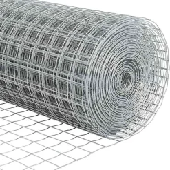 vidaXL Valla con Poste Plateado 0,4 x 10 m Acero Acero galvanizado Online