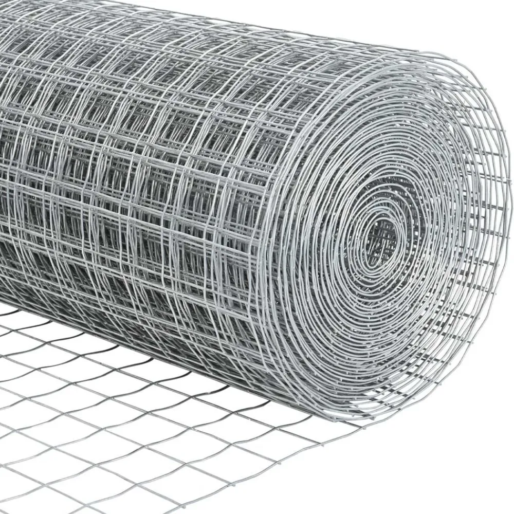 vidaXL Valla con Poste Plateado 0,4 x 10 m Acero y PVC Acero galvanizado Clearance