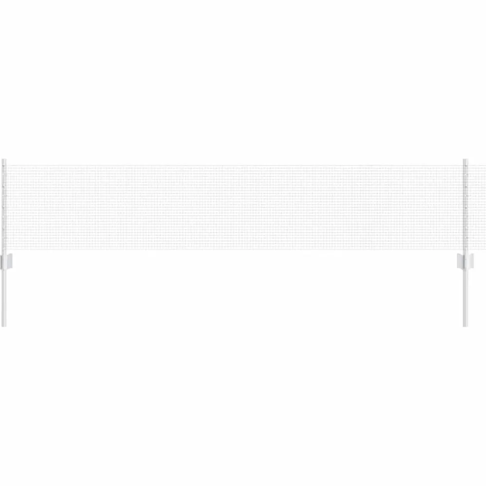 vidaXL Valla con Poste Plateado 0,4 x 10 m Acero Acero galvanizado Best