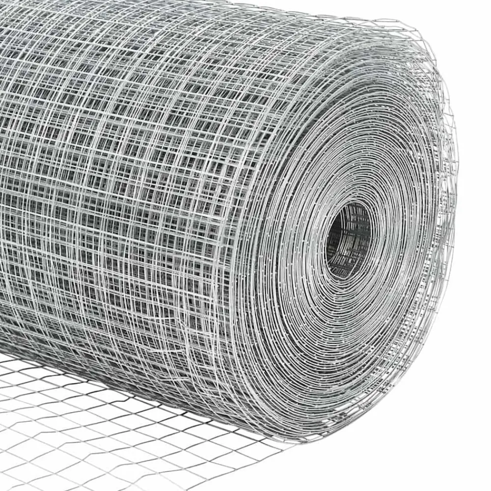 vidaXL Valla con Poste Plateado 0,4 x 10 m Acero Acero galvanizado Best