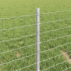 vidaXL Valla con Poste Plateado 0,4 x 10 m Acero Acero galvanizado Sale