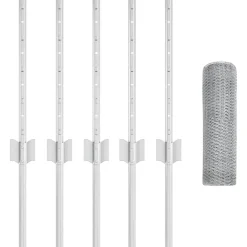 vidaXL Valla con Poste Plateado 0,4 x 10 m Acero Acero galvanizado Hot
