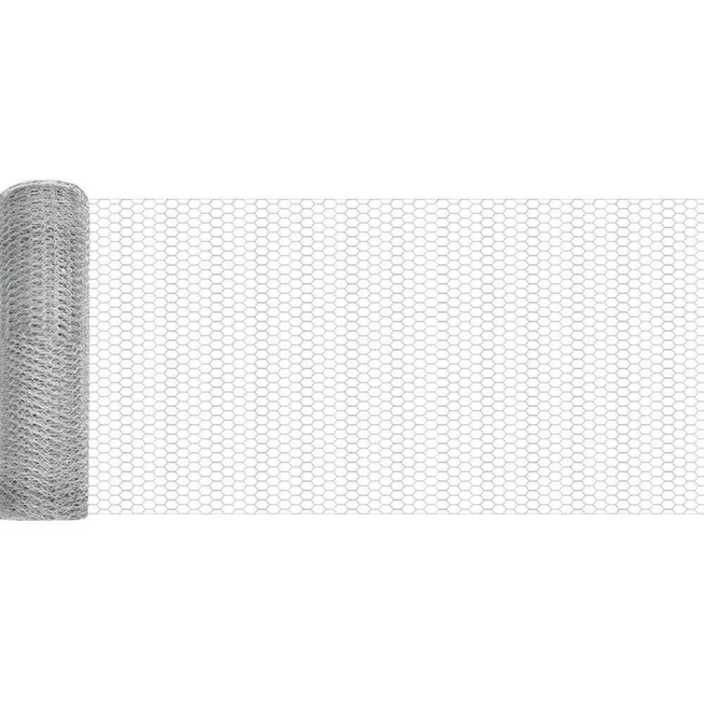 vidaXL Valla con Poste Plateado 0,4 x 10 m Acero Acero galvanizado Hot