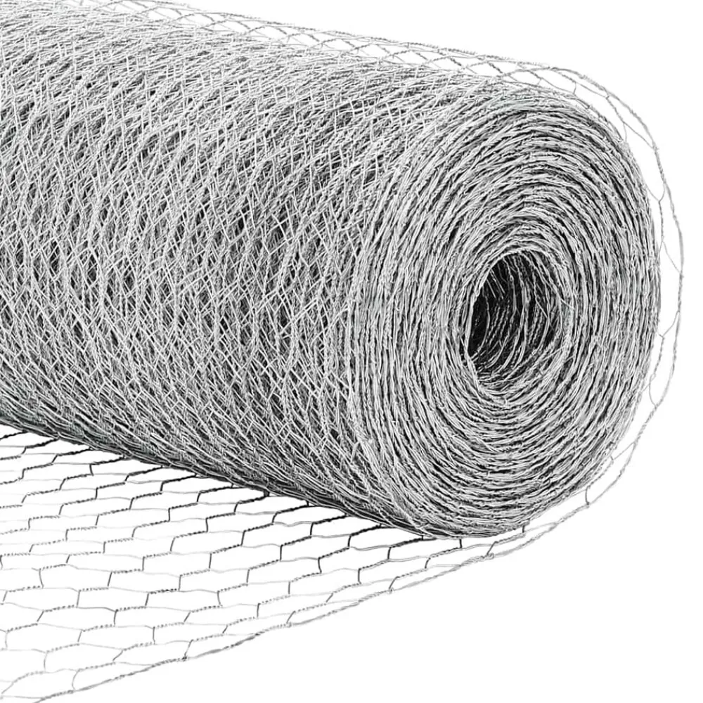 vidaXL Valla con Poste Plateado 0,4 x 10 m Acero Acero galvanizado Hot