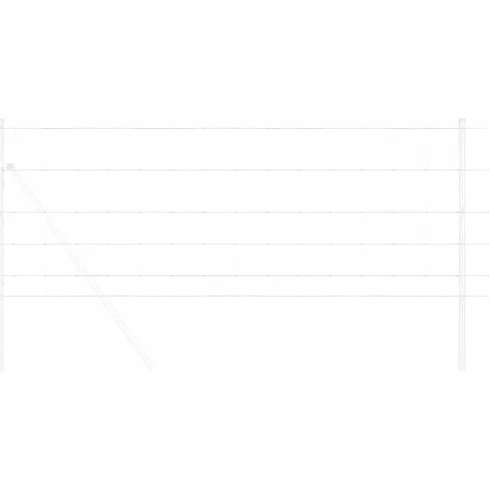 vidaXL Valla de campo Plateado 25 x 0,8 m Acero galvanizado Online