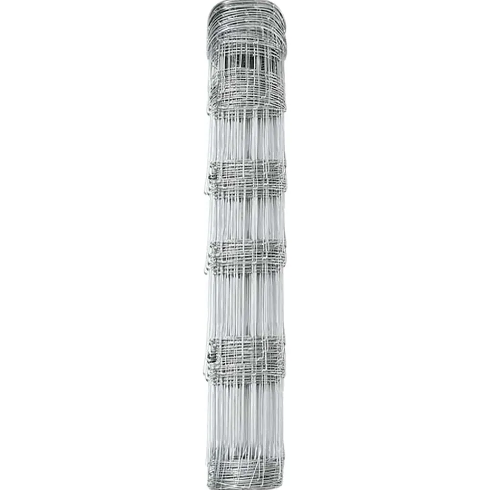 vidaXL Valla de campo Plateado 25 x 0,8 m Acero galvanizado Online