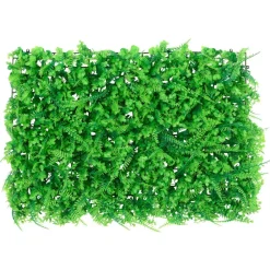vidaXL Valla de hojas de helecho artificial 6 uds verde 40x60 cm