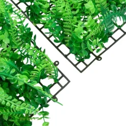 vidaXL Valla de hojas de helecho artificial 6 uds verde 40x60 cm