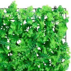 vidaXL Valla de hojas de helecho artificial 6 uds verde 40x60 cm