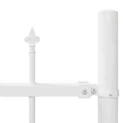 vidaXL Valla de Jardín 2 pcs 170 x 140 cm White Clearance