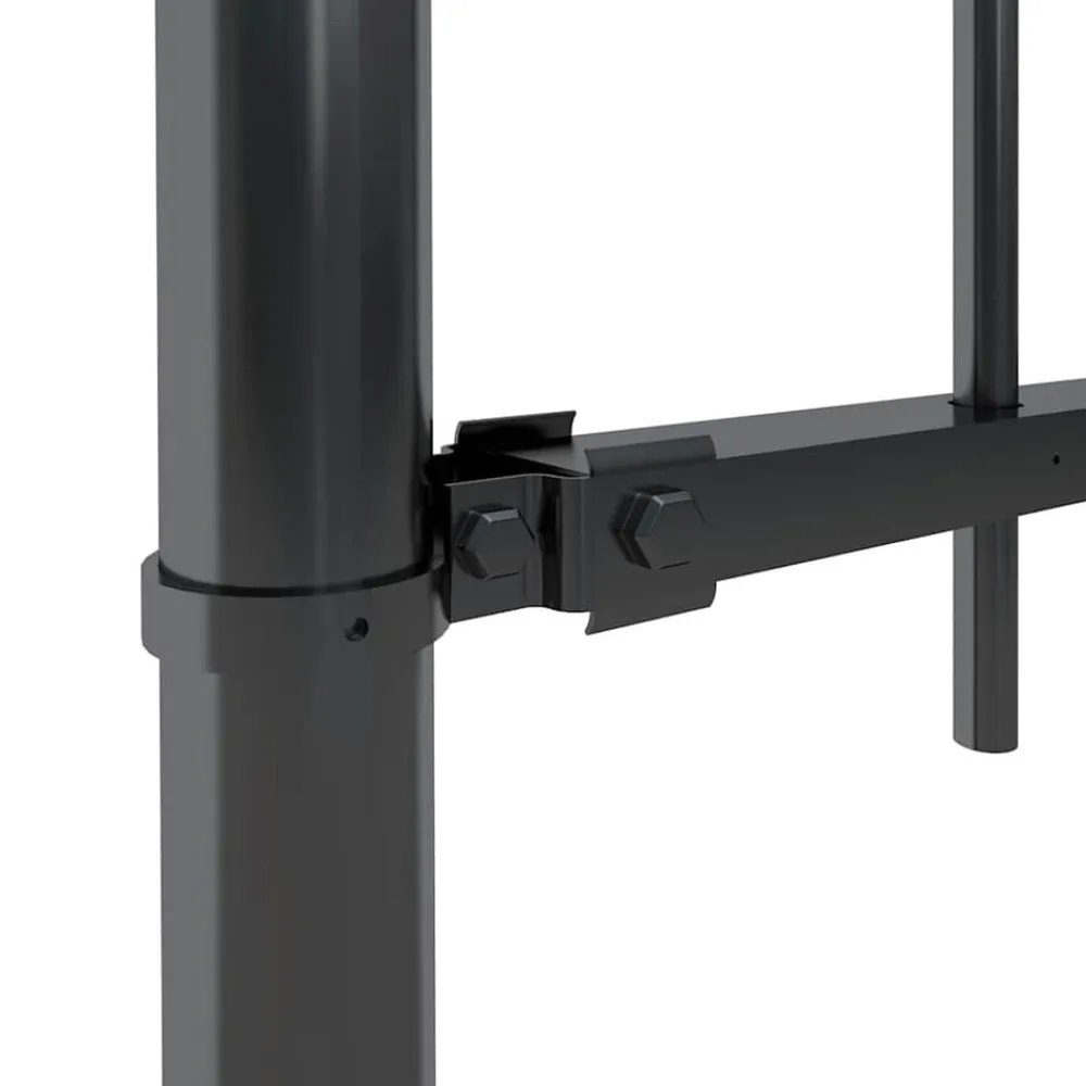 vidaXL Vallas De Jardín-Valla de jardín Boxtel con aro superior de acero, 181x60 cm, negro