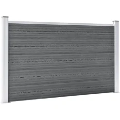vidaXL Vallas De Jardín-Valla de jardín de WPC 353x106 cm