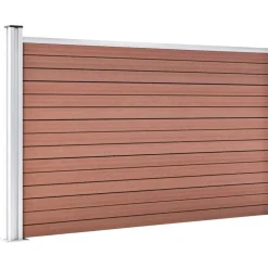 vidaXL Valla de jardín de WPC marrón 175x105 cm Marrón Online