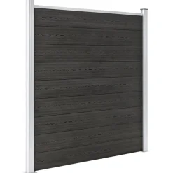 vidaXL Valla de jardín de WPC 180x186 cm Gris Hot