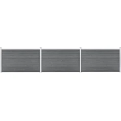 vidaXL Vallas De Jardín-Valla de jardín de WPC 526x106 cm