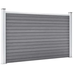 vidaXL Vallas De Jardín-Valla de jardín de WPC 526x106 cm