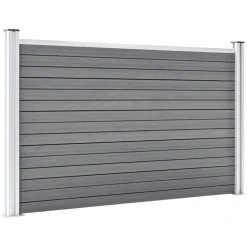 vidaXL Vallas De Jardín-Valla de jardín de WPC 699x106 cm