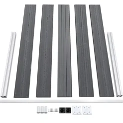 vidaXL Vallas De Jardín-Valla de jardín de WPC 699x106 cm